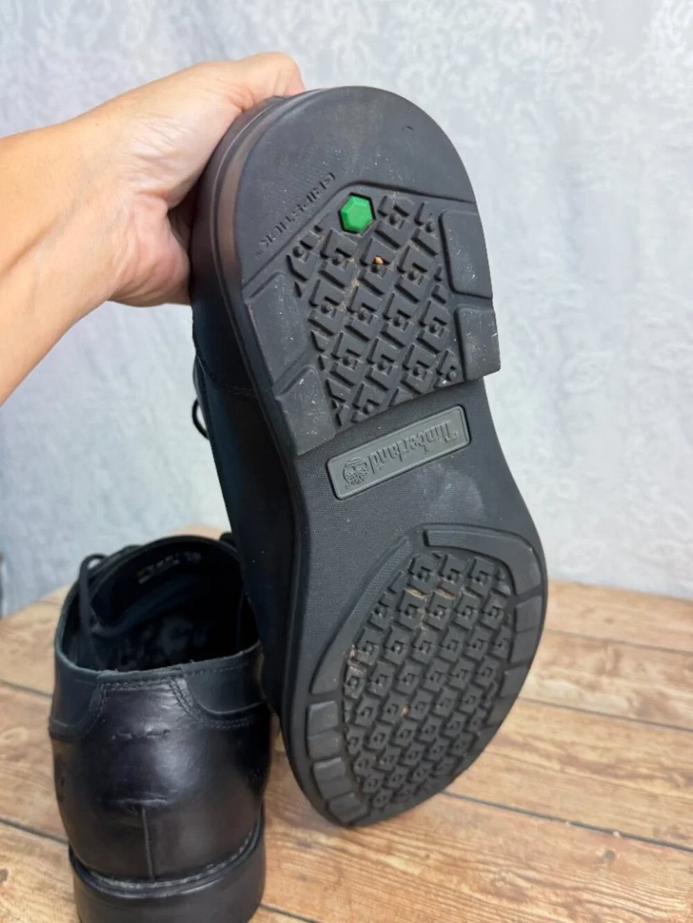 Timberland Men's Size 13 Black Leather Lace-Up Oxford Dress Shoes Classic